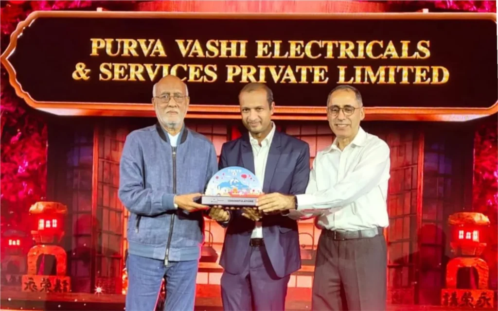 Purva Vashi Excellence in Bajaj Electricals Professional Lighting Business