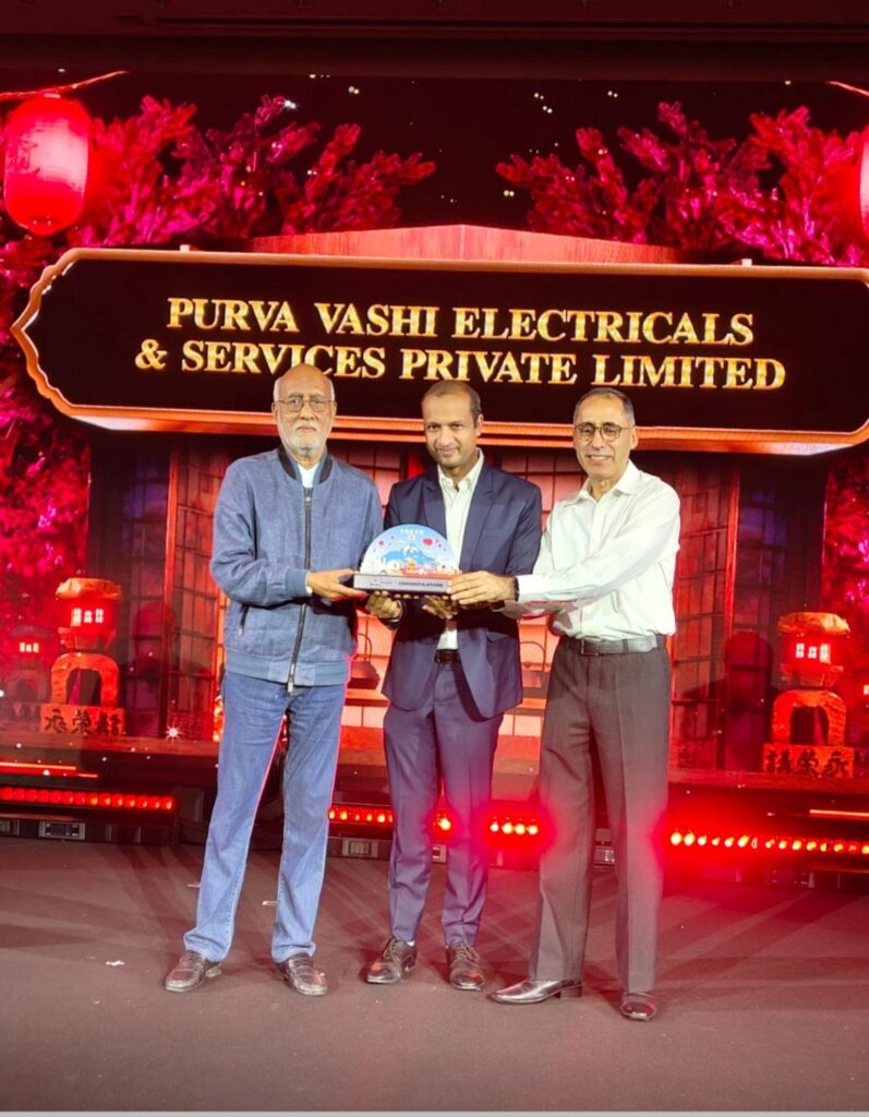 Another Feather Added: Purva Vashi Recognized for Excellence in Bajaj Electricals Professional Lighting Business